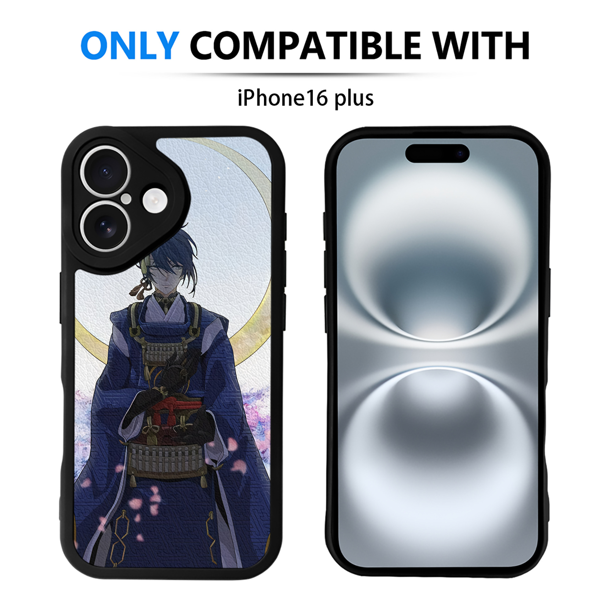 （画像用） 刀剣乱舞 Touken Ranbu 【iPhone 16シリーズ対応】シリコンスマホケース（レザー調） 材質：シリコン